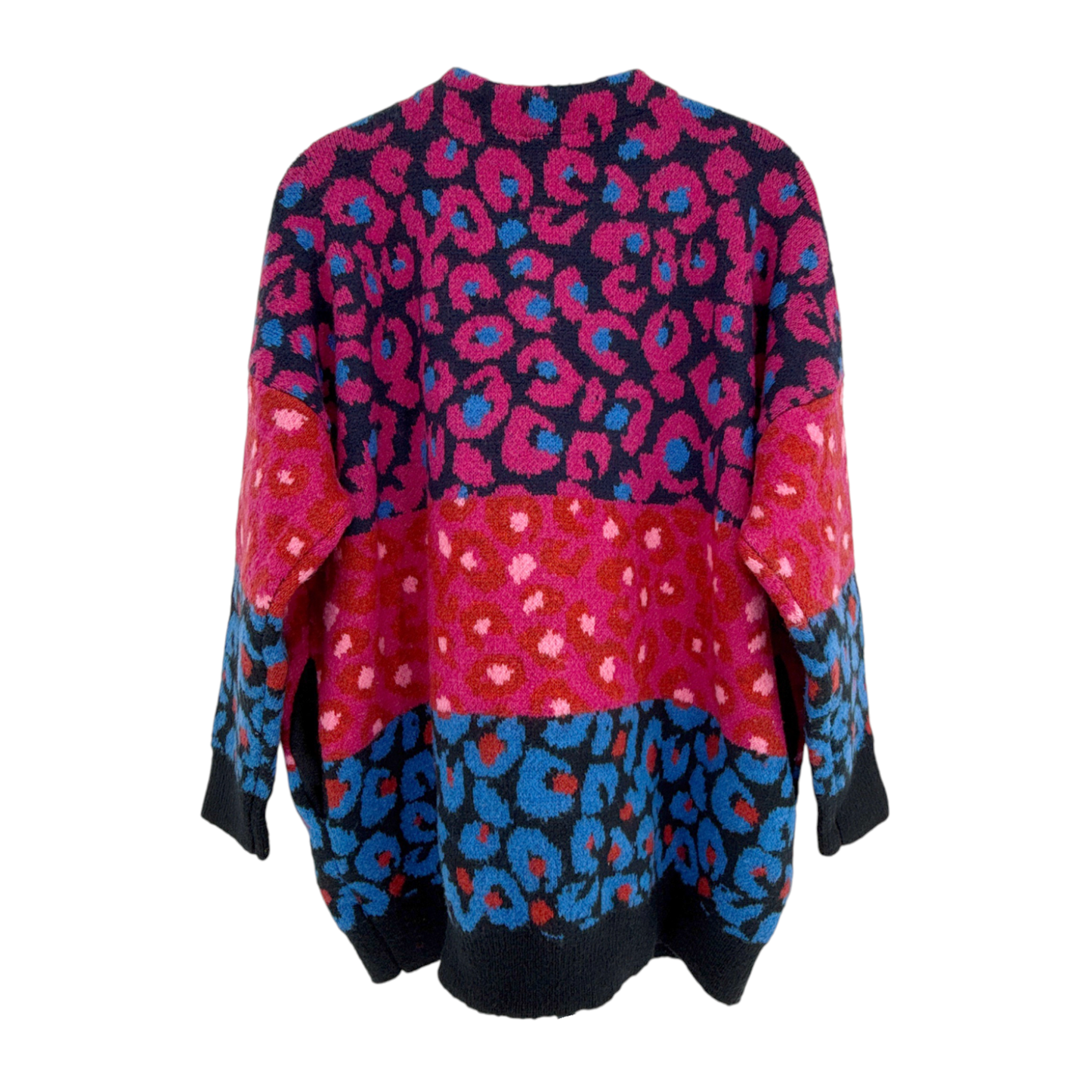 FARM RIO Mixed Leopard Cardigan S