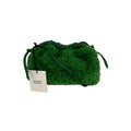 MANSUR GAVRIEL Mini Cloud Clutch Bag in Emerald Shearling - flyKAMP