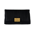 TOM FORD Calfskin Quilted Natalia Clutch in Black - flyKAMP