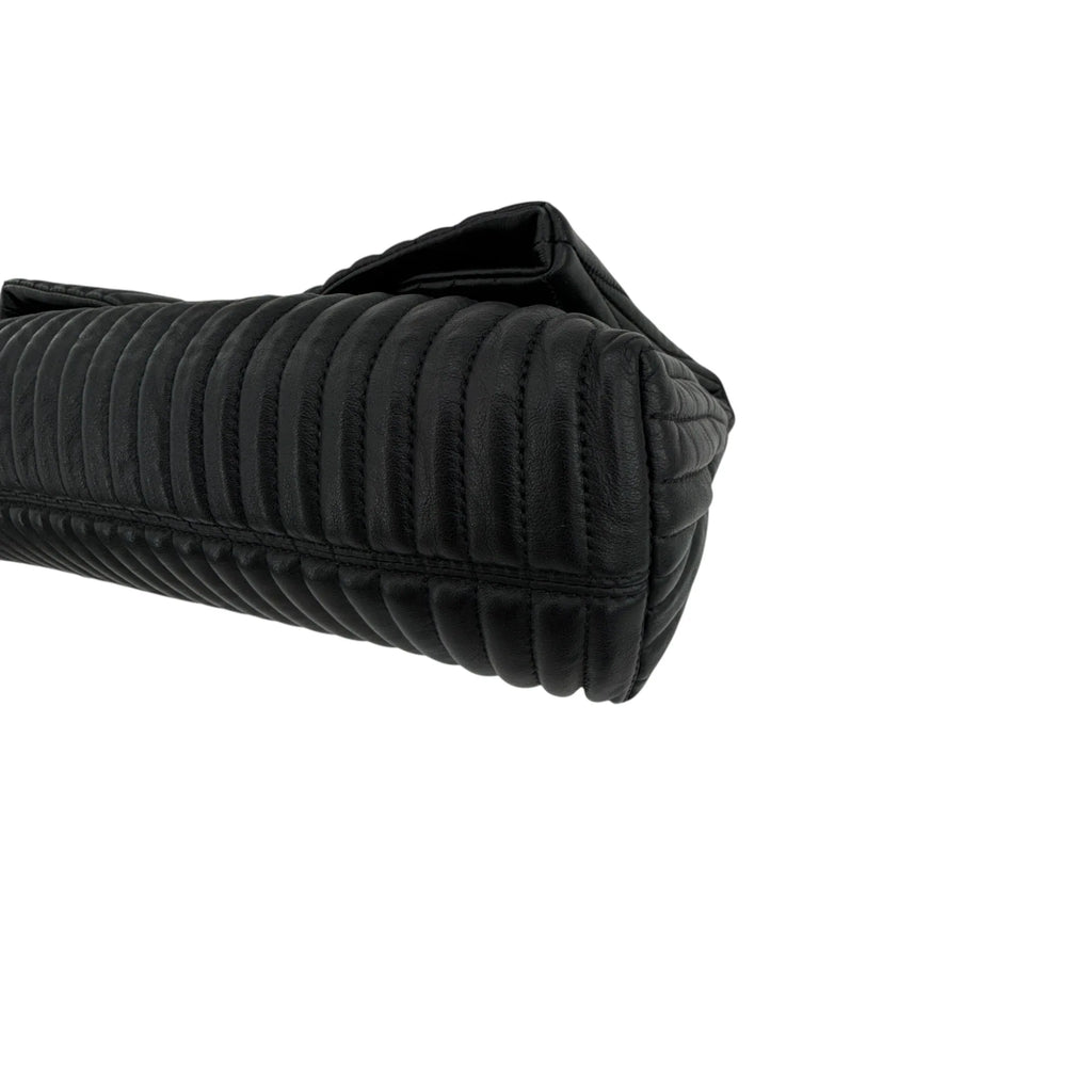 TOM FORD Calfskin Quilted Natalia Clutch in Black - flyKAMP