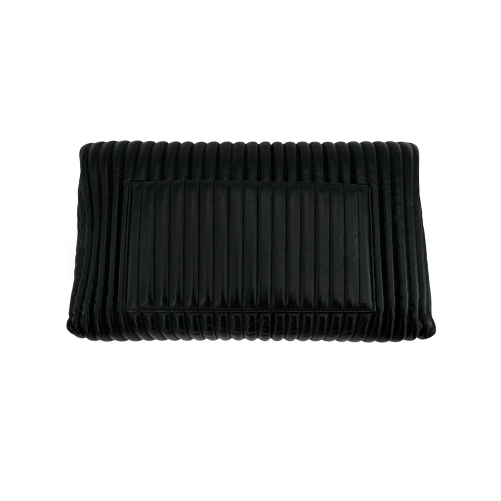 TOM FORD Calfskin Quilted Natalia Clutch in Black - flyKAMP