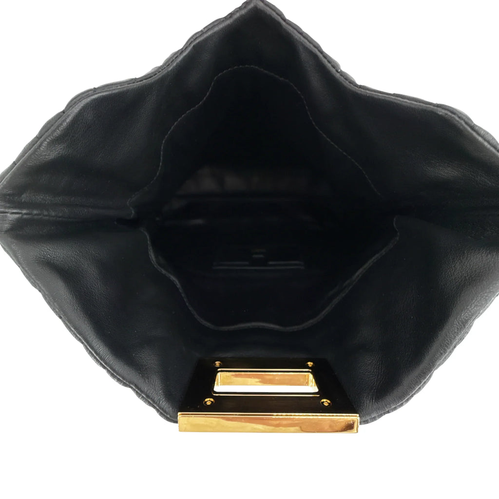 TOM FORD Calfskin Quilted Natalia Clutch in Black - flyKAMP