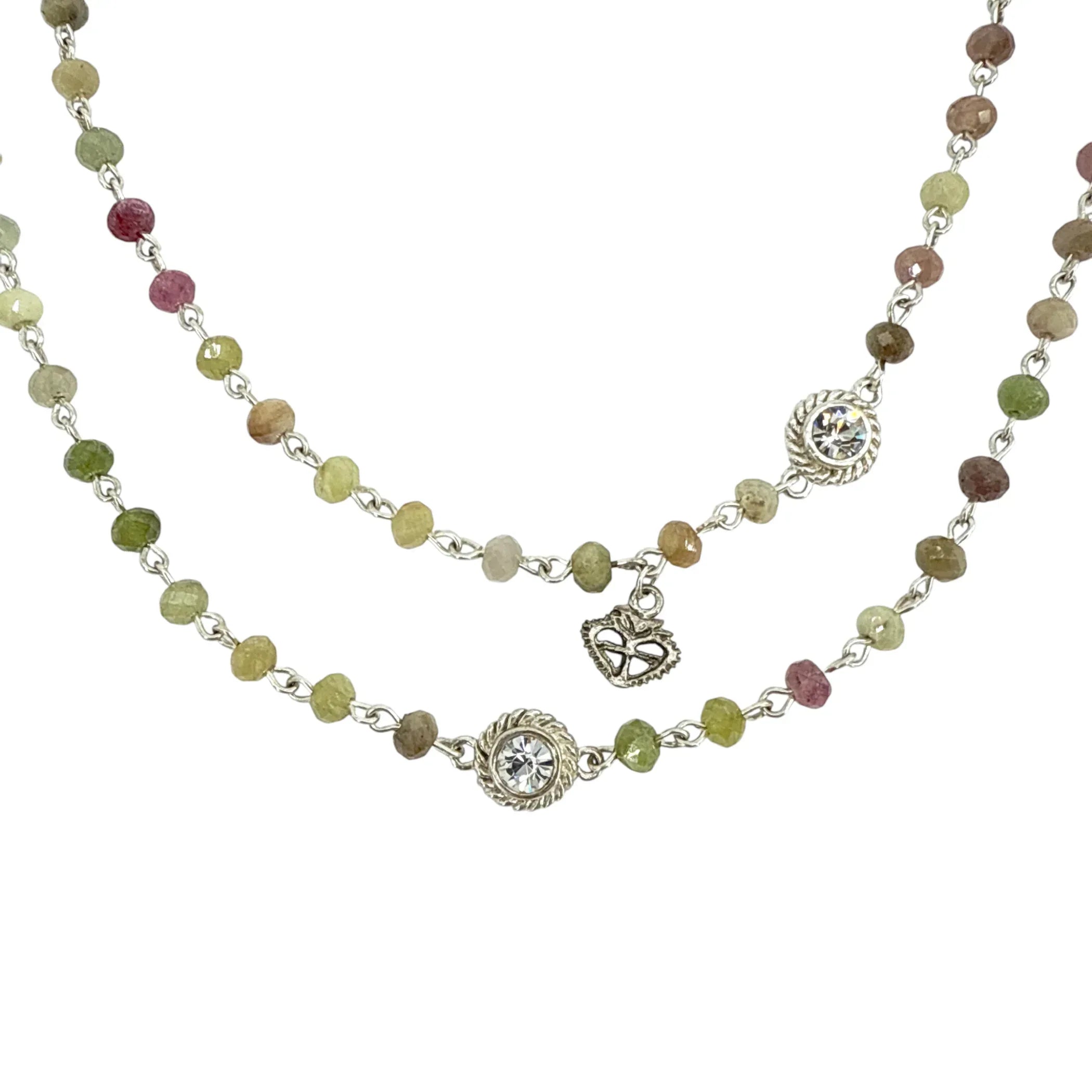 VIRGINS SAINTS & ANGELS VSA Wrap Precious Sapphire Beads in Silver - flyKAMP
