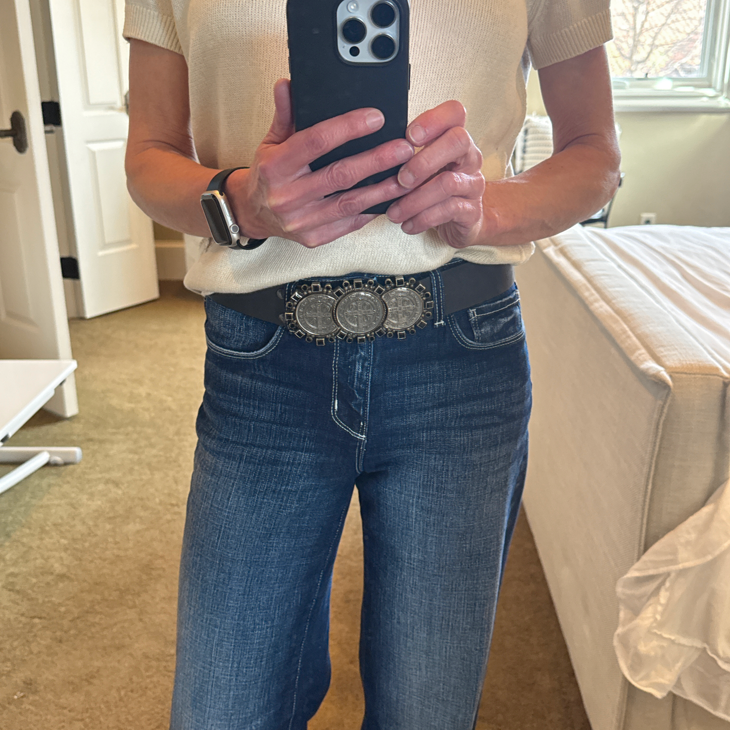 VIRGINS SAINTS & ANGELS VSA Belt Strap 1.5 in Brown S