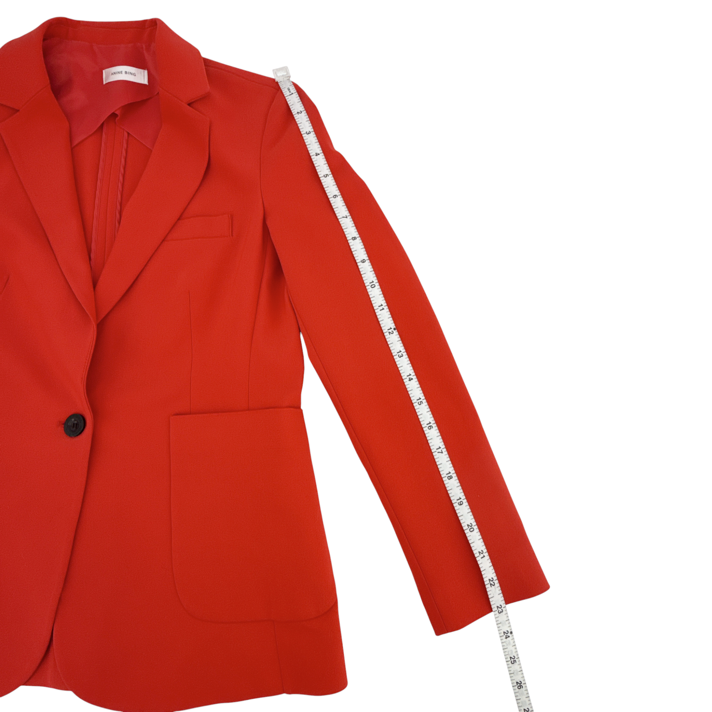 ANINE BING Schoolboy Blazer in Red XS