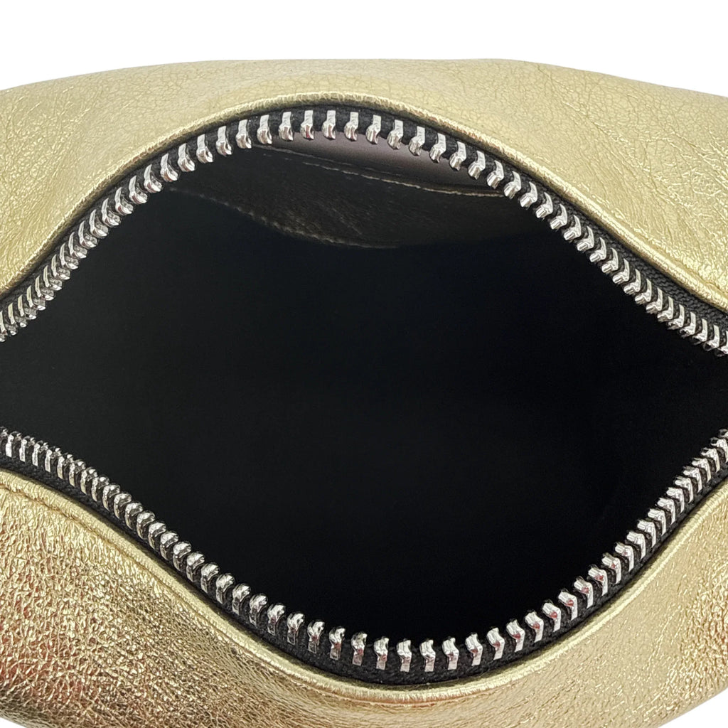 EERA Metallic Moon Bag in Laminated Gold - flyKAMP