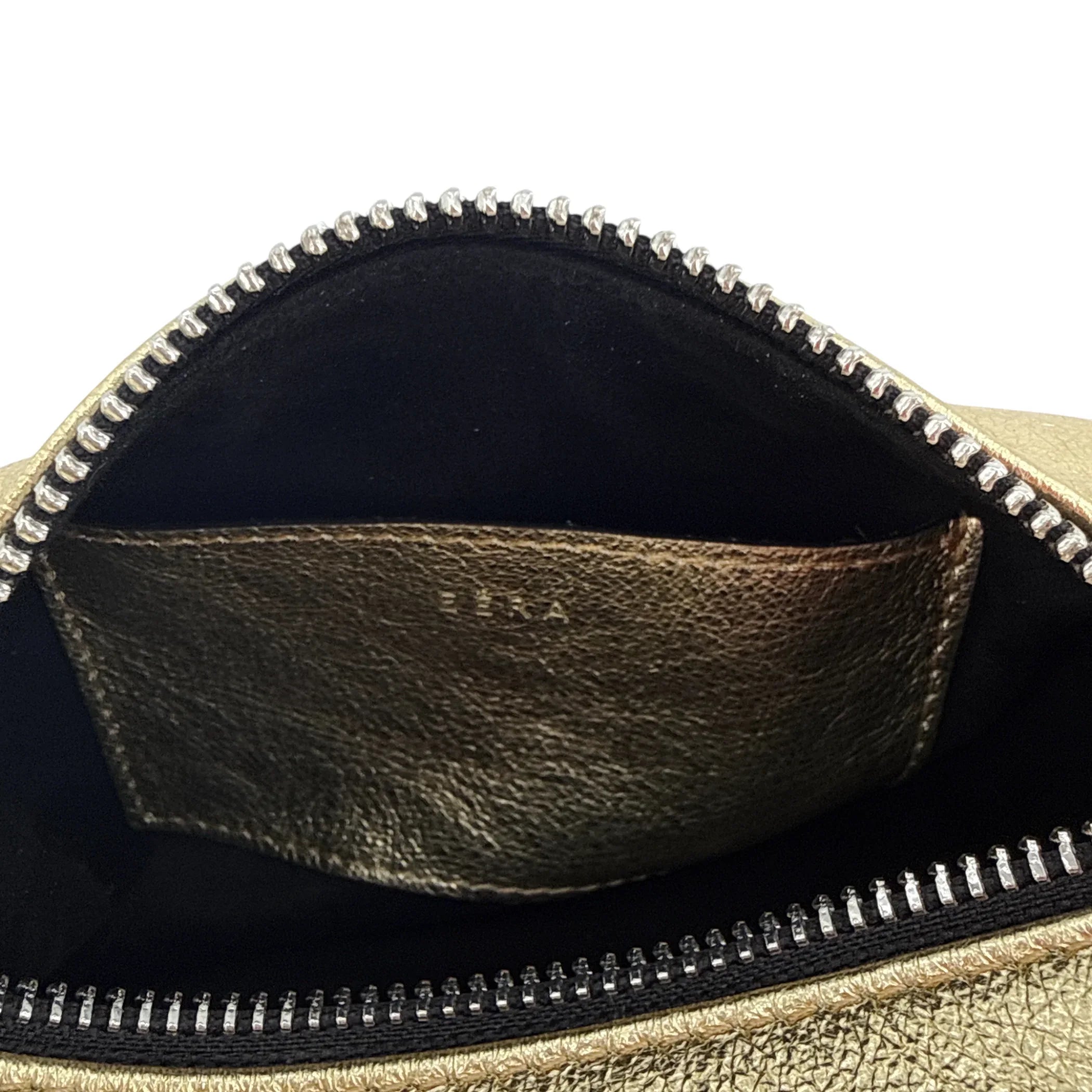 EERA Metallic Moon Bag in Laminated Gold - flyKAMP