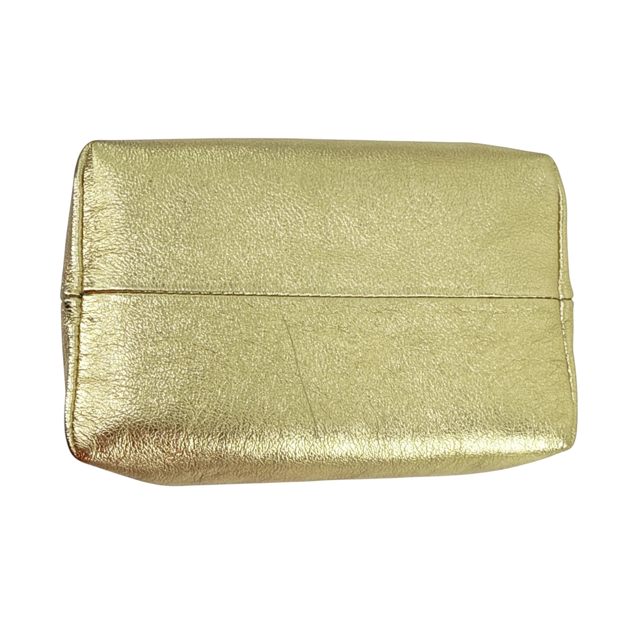 EERA Metallic Moon Bag in Laminated Gold - flyKAMP