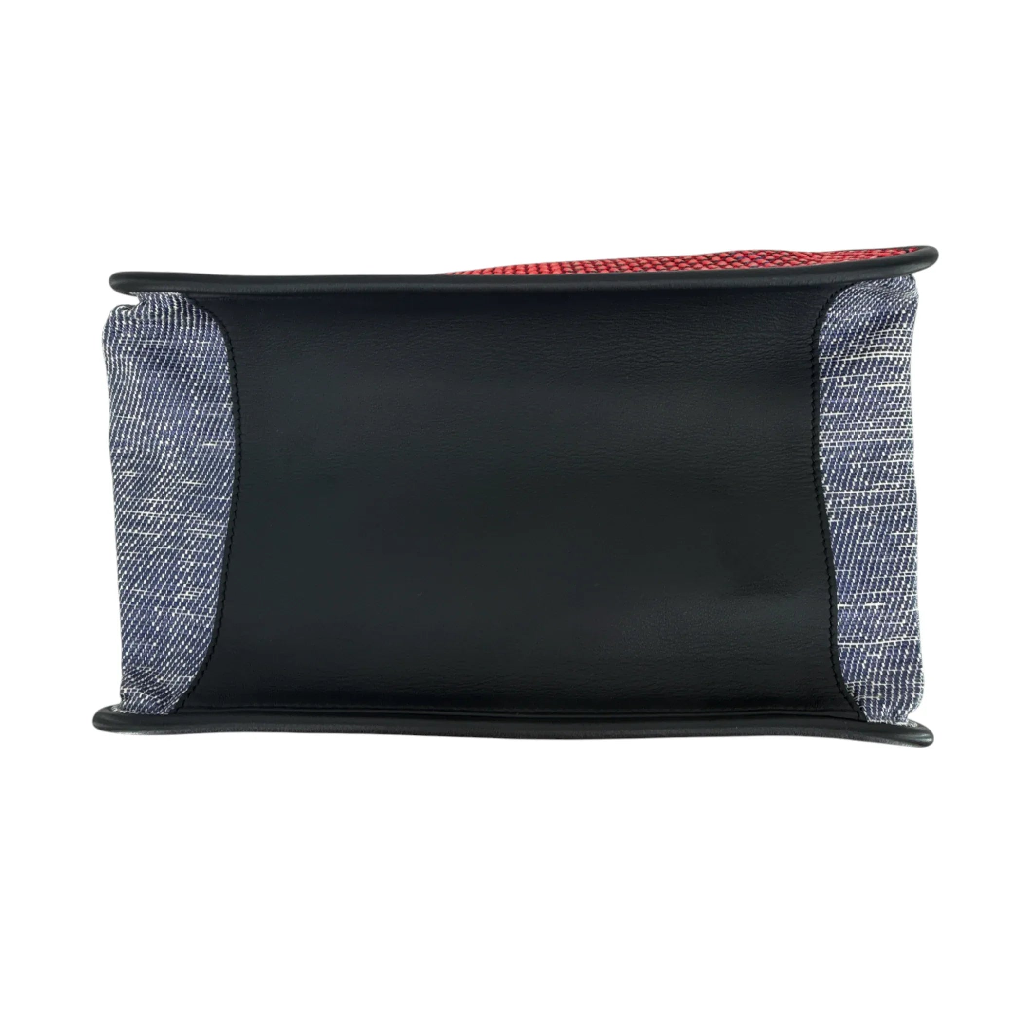 PROENZA SCHOULER XL Mixed Woven Tote Bag Red/Blue - flyKAMP