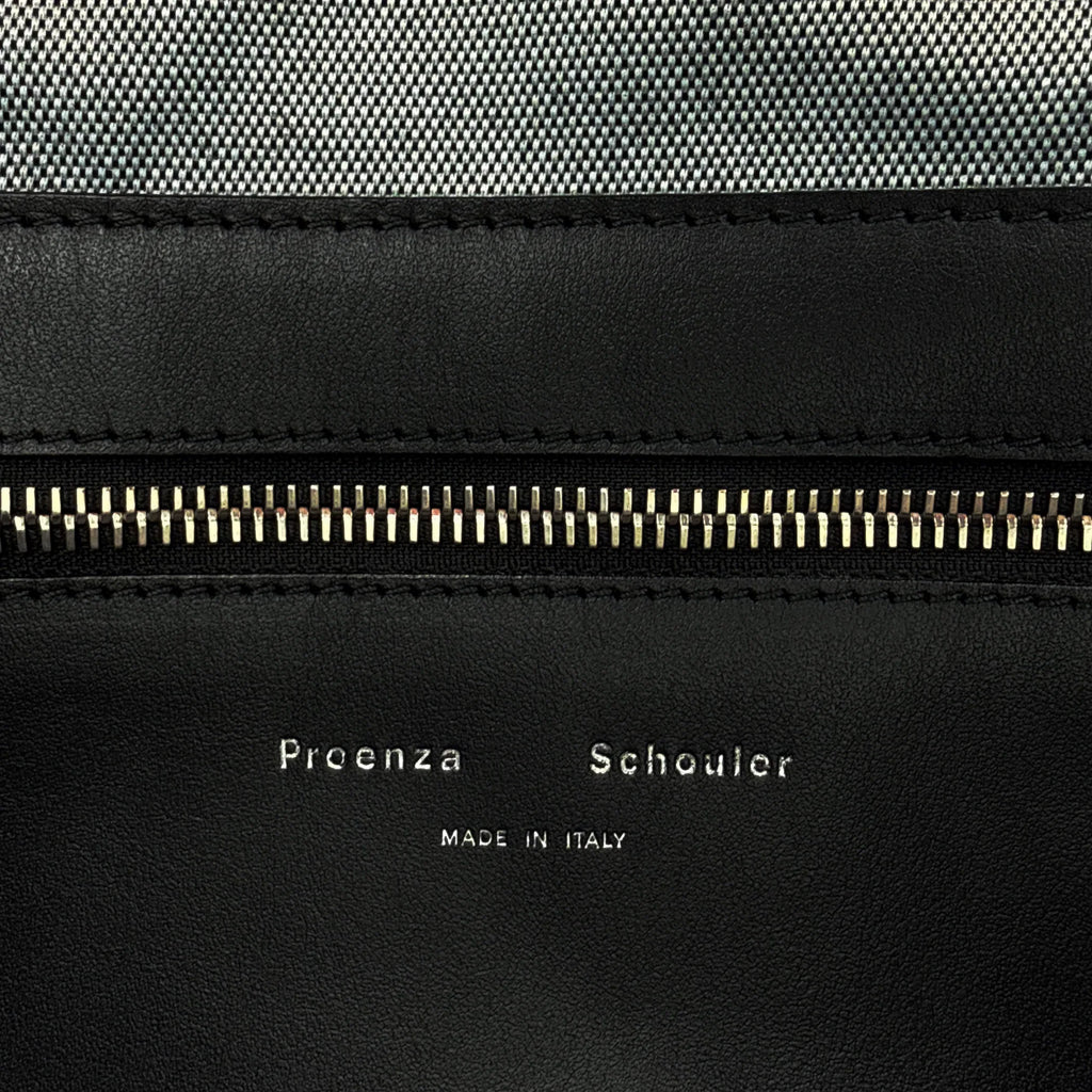 PROENZA SCHOULER XL Mixed Woven Tote Bag Red/Blue - flyKAMP