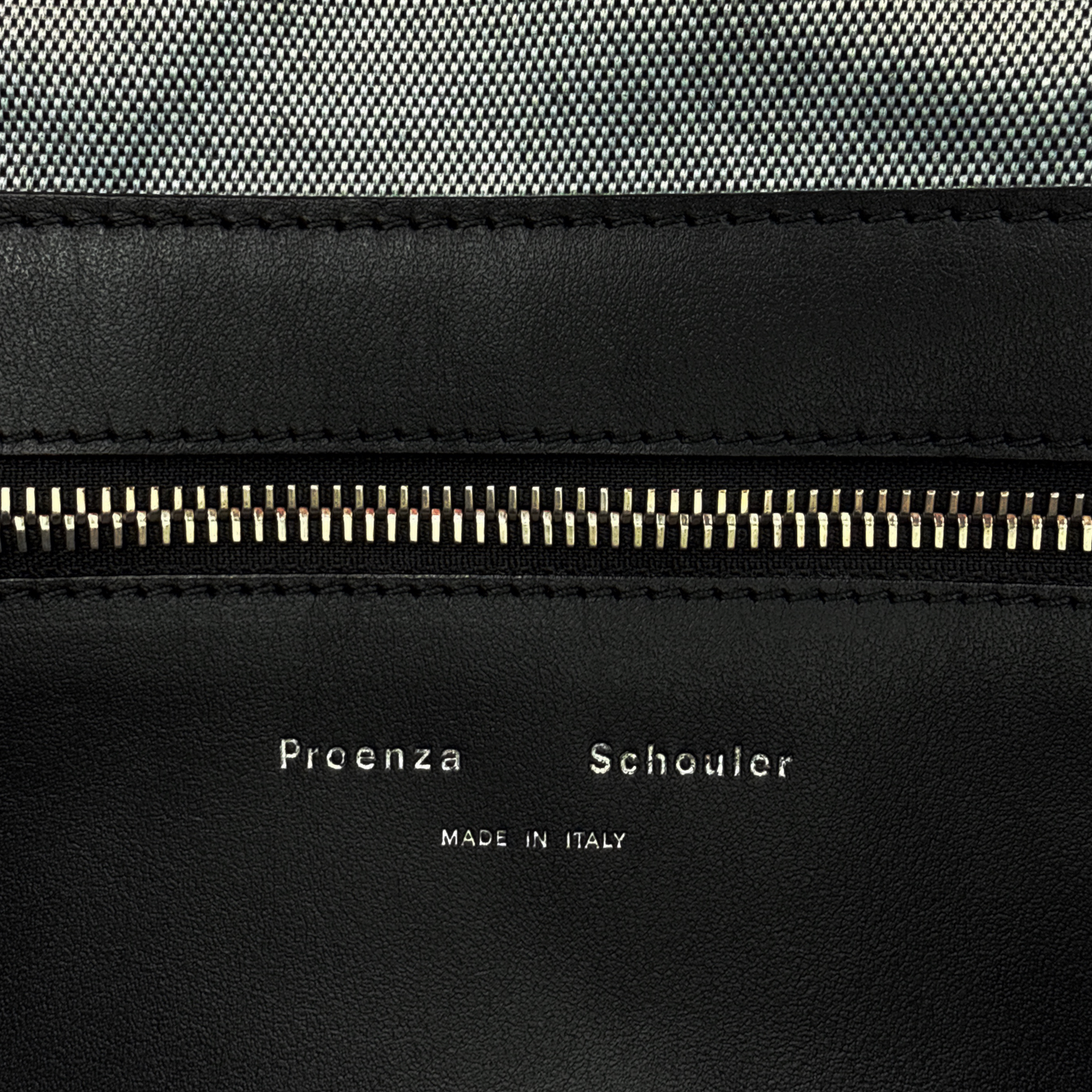 PROENZA SCHOULER XL Mixed Woven Tote Bag Red/Blue