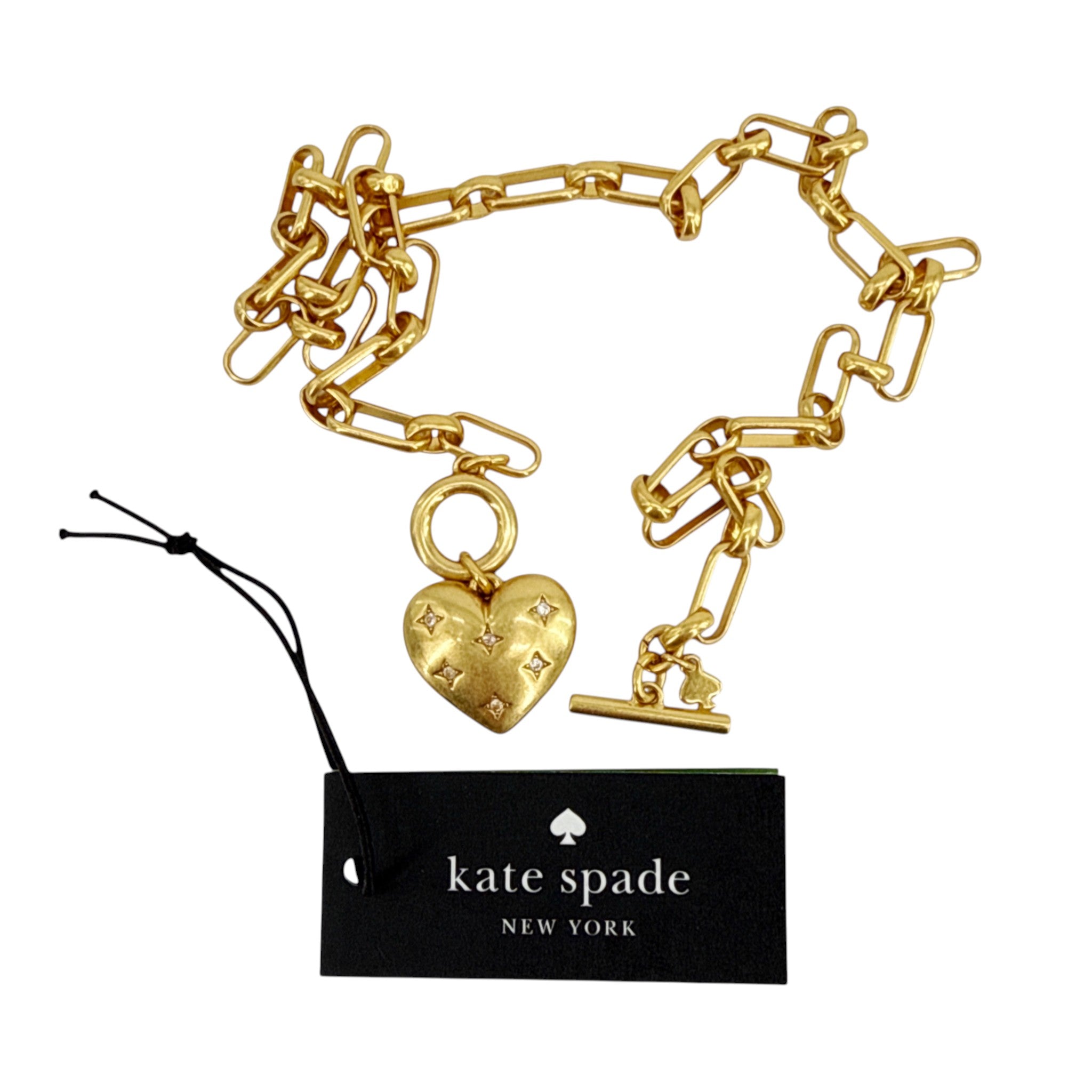 KATE SPADE New York My Precious Heart Toggle Necklace Kate Spade New York