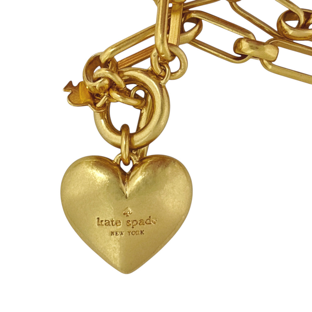 KATE SPADE New York My Precious Heart Toggle Necklace Kate Spade New York
