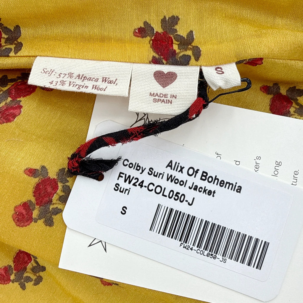 ALIX of BOHEMIA Colby Suri Wool Jacket S - flyKAMP