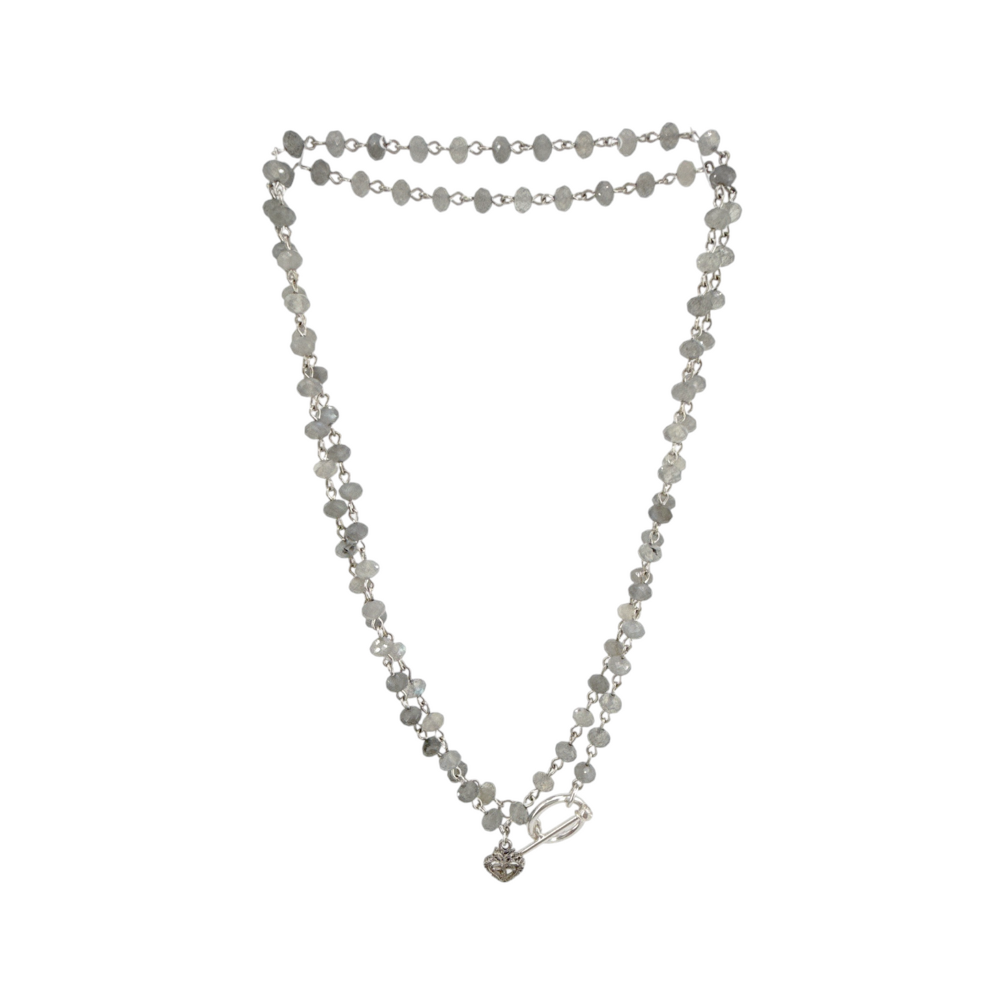 VIRGINS SAINTS & ANGELS VSA Delfina 6mm Lux Labradorite & Silver