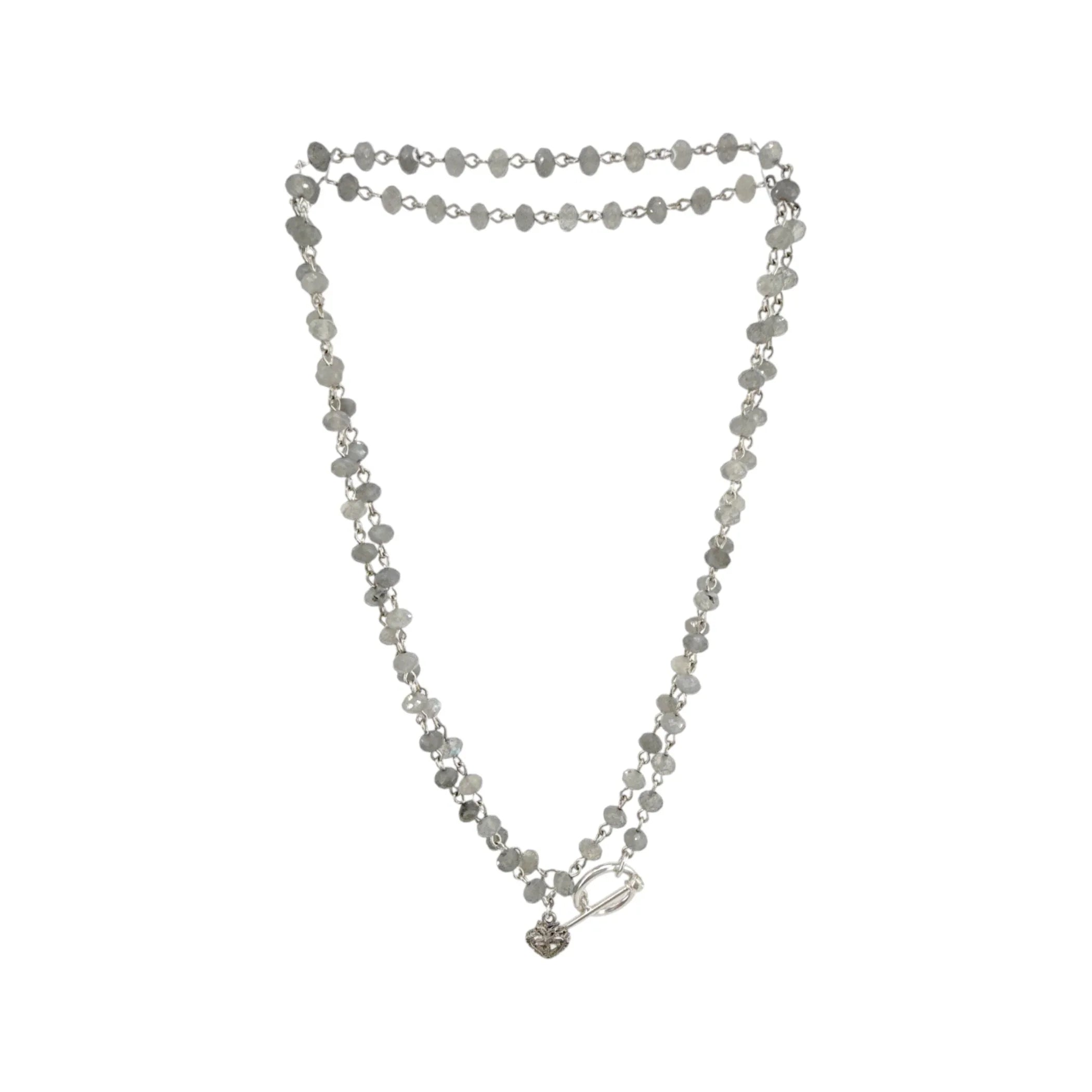 VIRGINS SAINTS & ANGELS VSA Delfina 6mm Lux Labradorite & Silver - flyKAMP