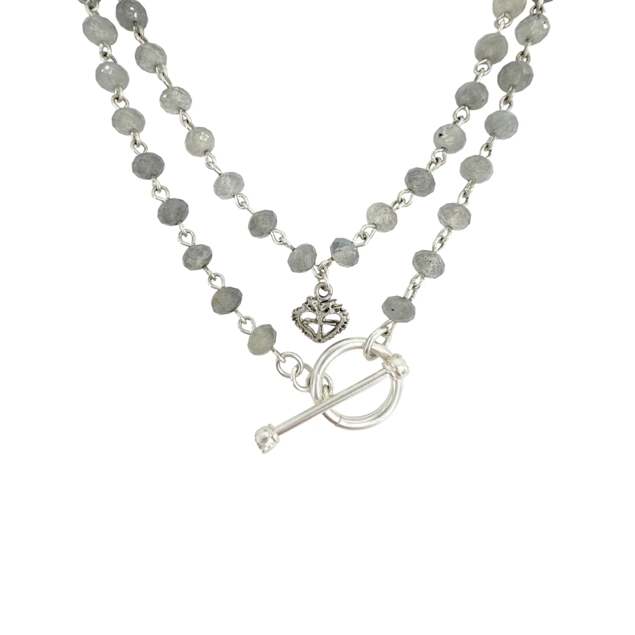 VIRGINS SAINTS & ANGELS VSA Delfina 6mm Lux Labradorite & Silver - flyKAMP