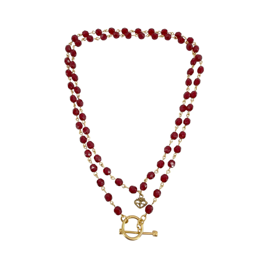 VIRGINS SAINTS & ANGELS VSA Delfina 6mm Crystal Garnet - flyKAMP