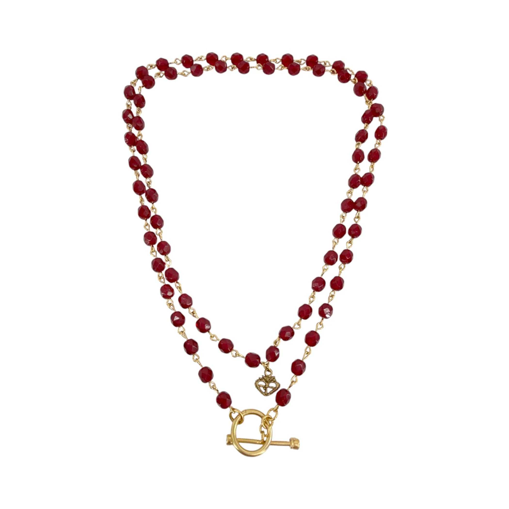 VIRGINS SAINTS & ANGELS VSA Delfina 6mm Crystal Garnet - flyKAMP