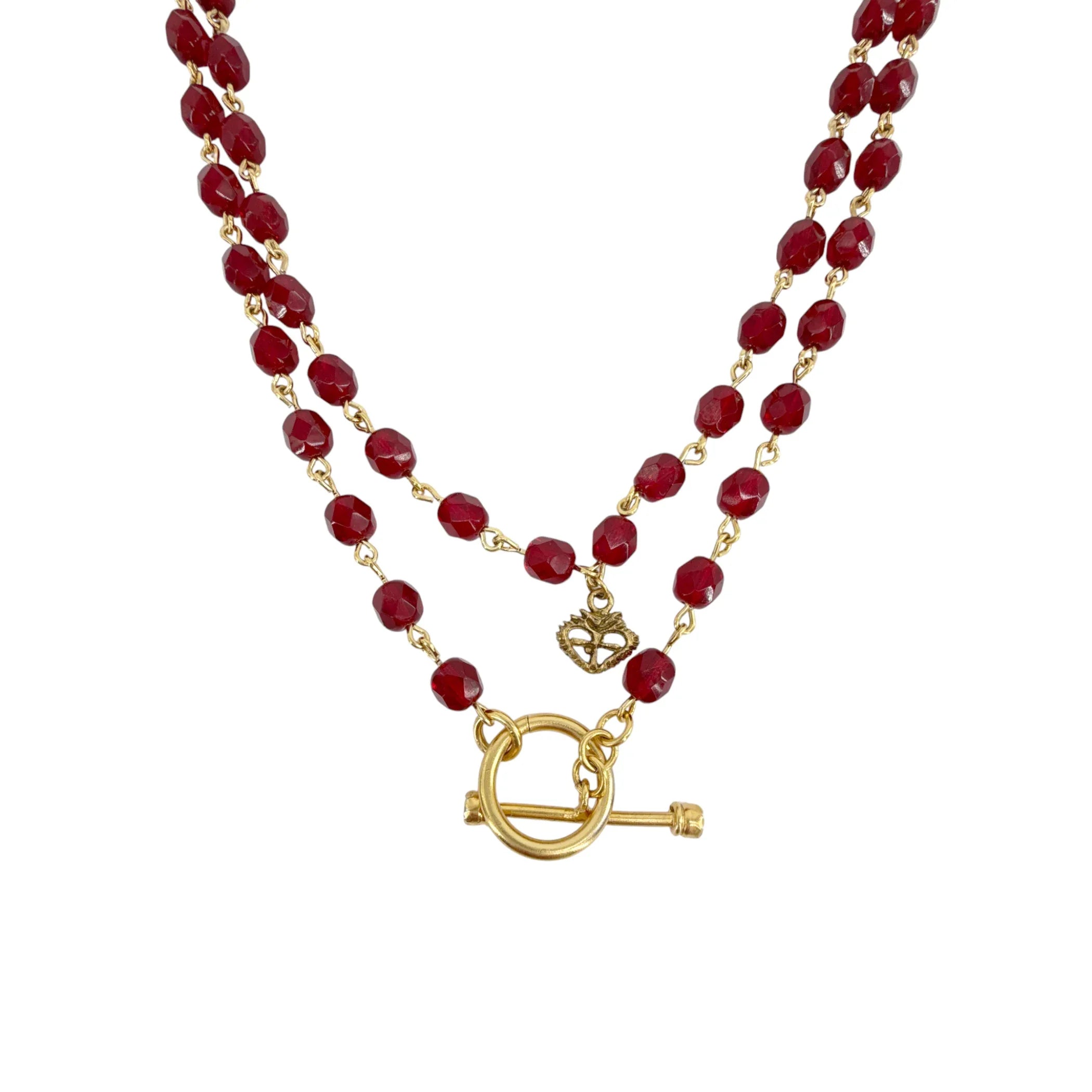 VIRGINS SAINTS & ANGELS VSA Delfina 6mm Crystal Garnet - flyKAMP