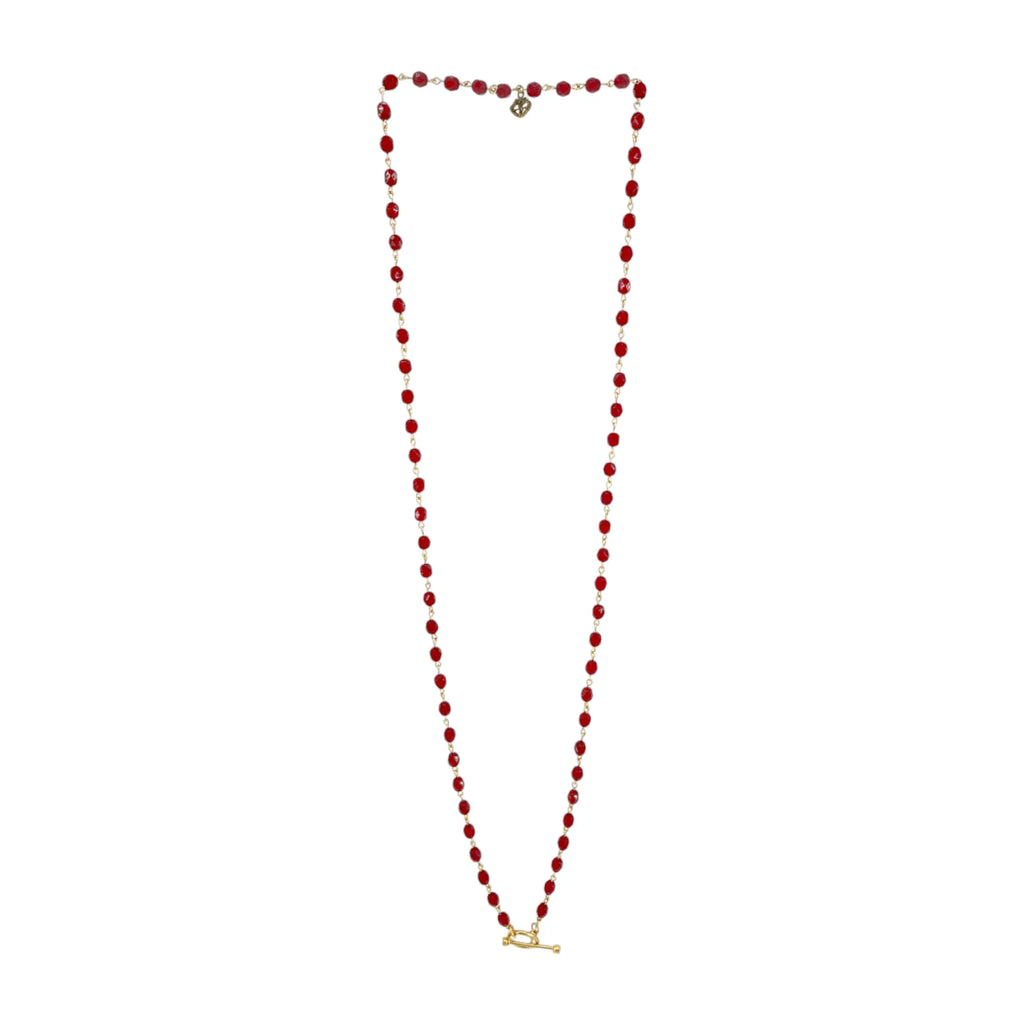 VIRGINS SAINTS & ANGELS VSA Delfina 6mm Crystal Garnet - flyKAMP