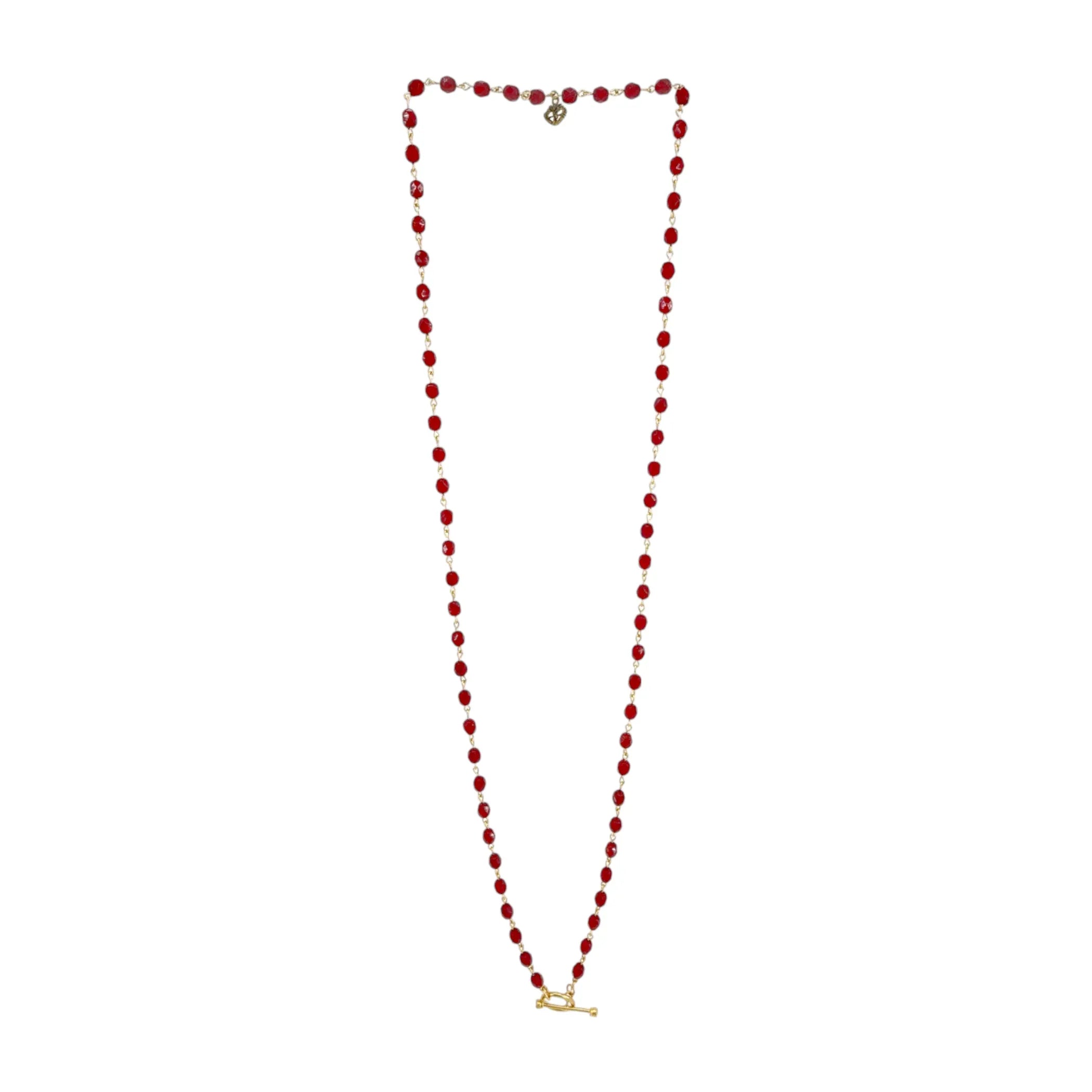 VIRGINS SAINTS & ANGELS VSA Delfina 6mm Crystal Garnet - flyKAMP