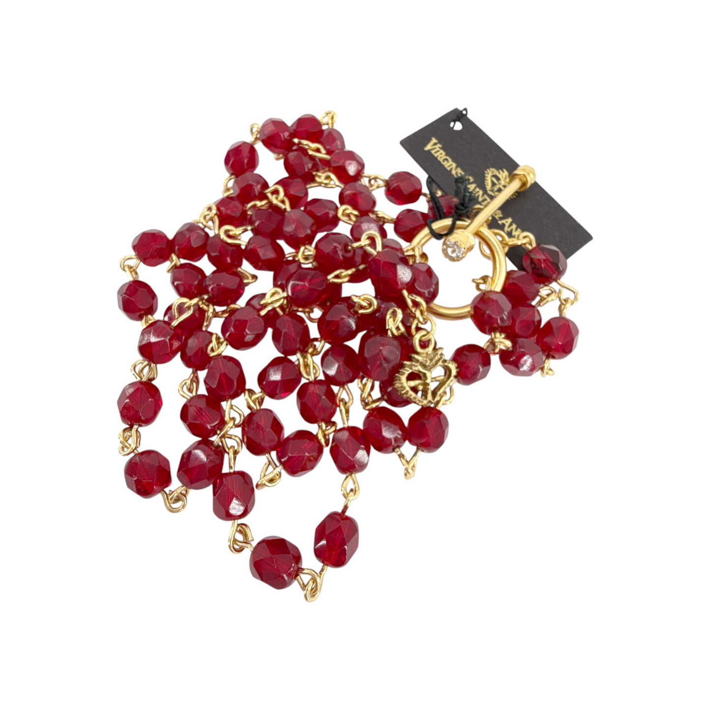 VIRGINS SAINTS & ANGELS VSA Delfina 6mm Crystal Garnet