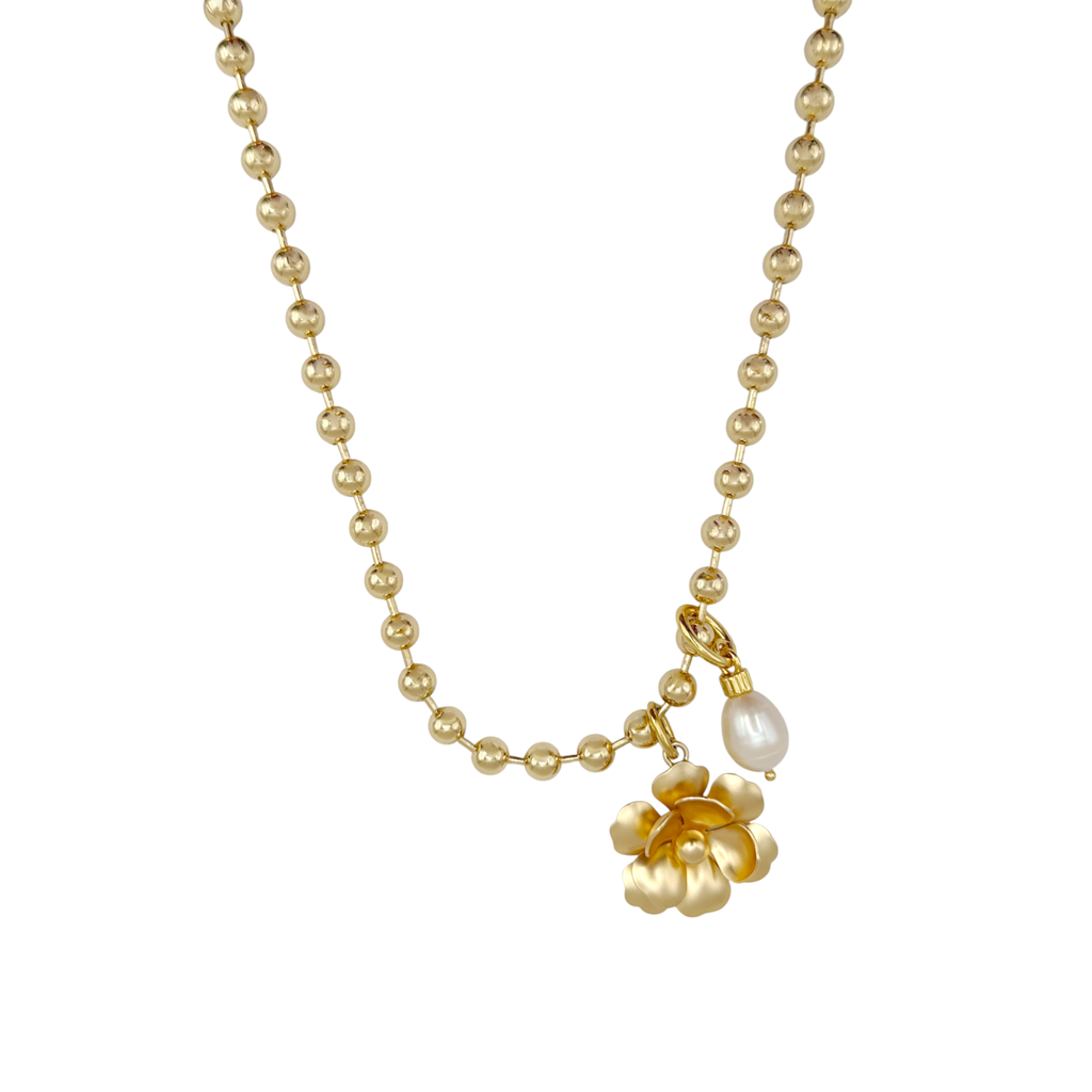 ROXANNE ASSOULIN The Flower Meets The Pearl Necklace Roxanne Assoulin