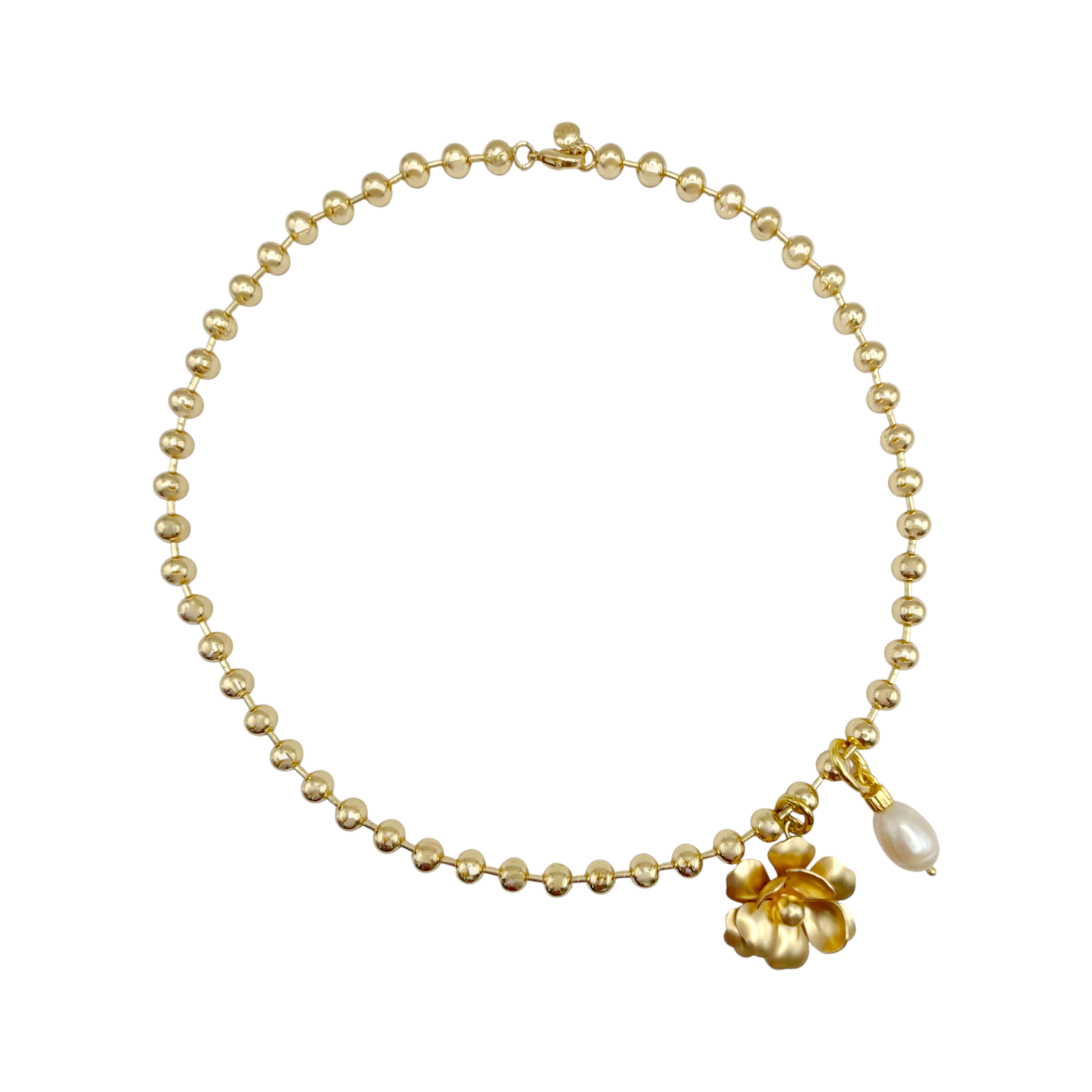 ROXANNE ASSOULIN The Flower Meets The Pearl Necklace Roxanne Assoulin