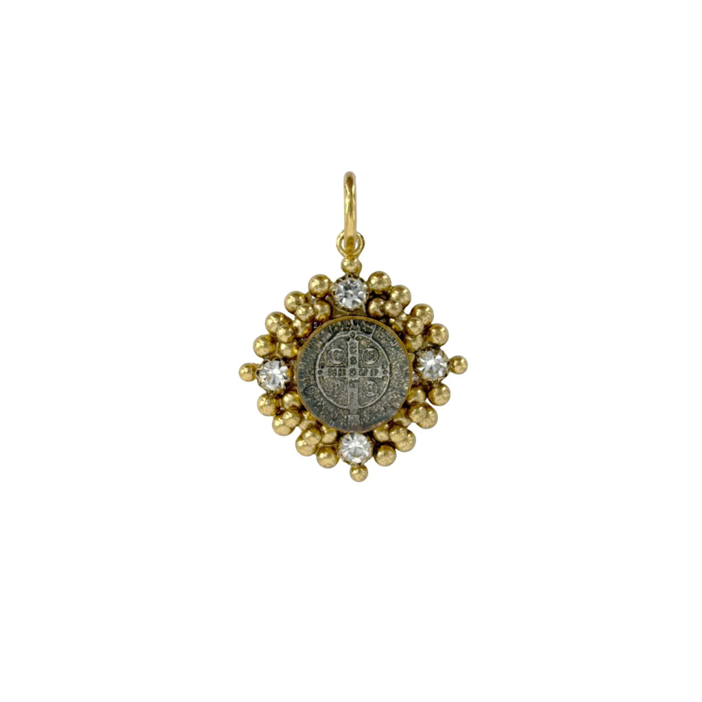 VIRGINS SAINTS & ANGELS VSA Petite Cloister San Benito Charm in Gold - flyKAMP