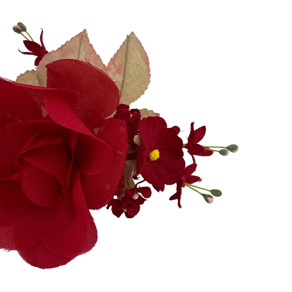 GUCCI Silk Floral Brooch - flyKAMP
