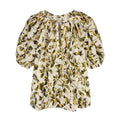 ULLA JOHNSON Loli Short Sleeve Blouse in Lucent 2|S - flyKAMP