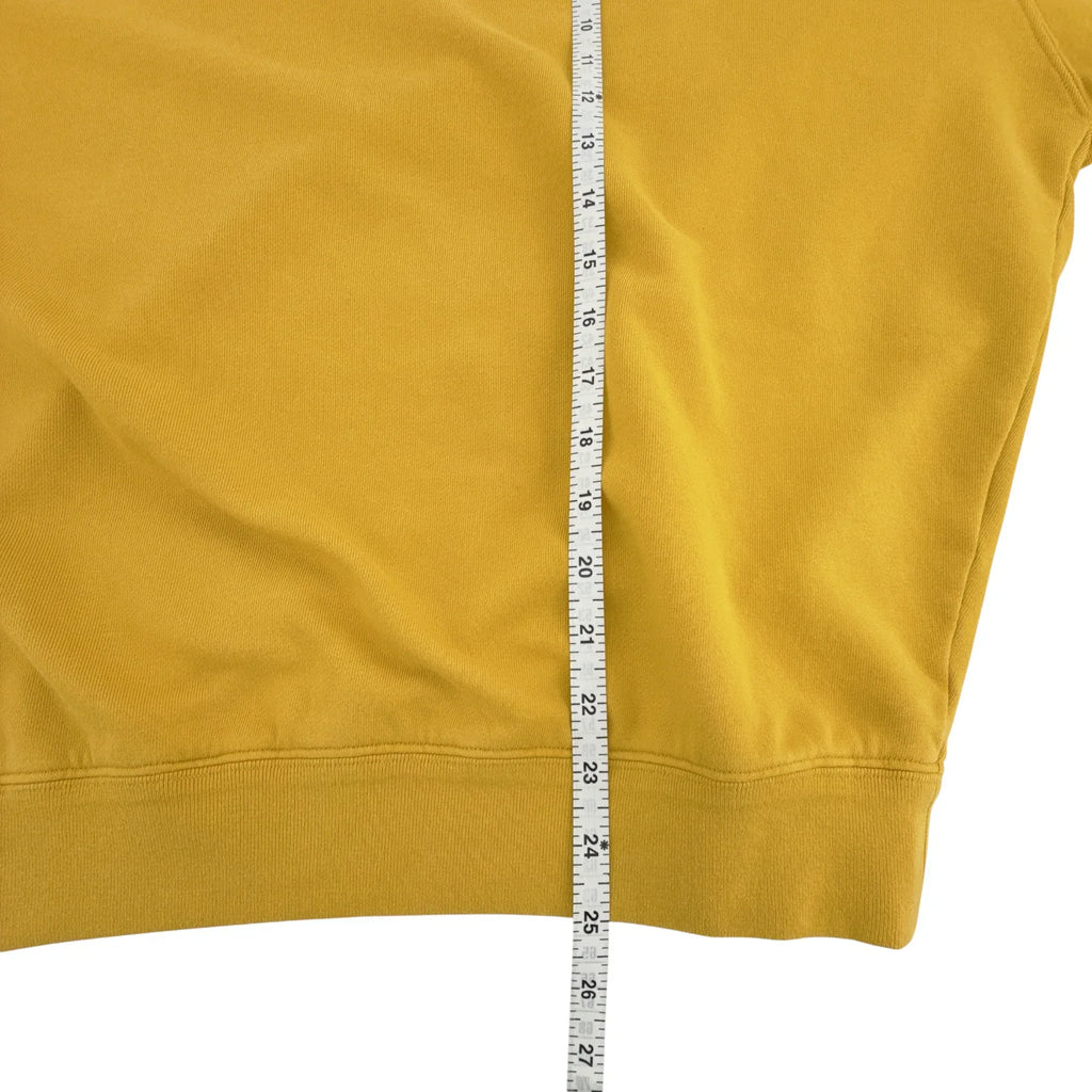 LA DOUBLEJ Off Court Sweatshirt "Raise Your Vibration Nation" in Dark Mustard S - flyKAMP