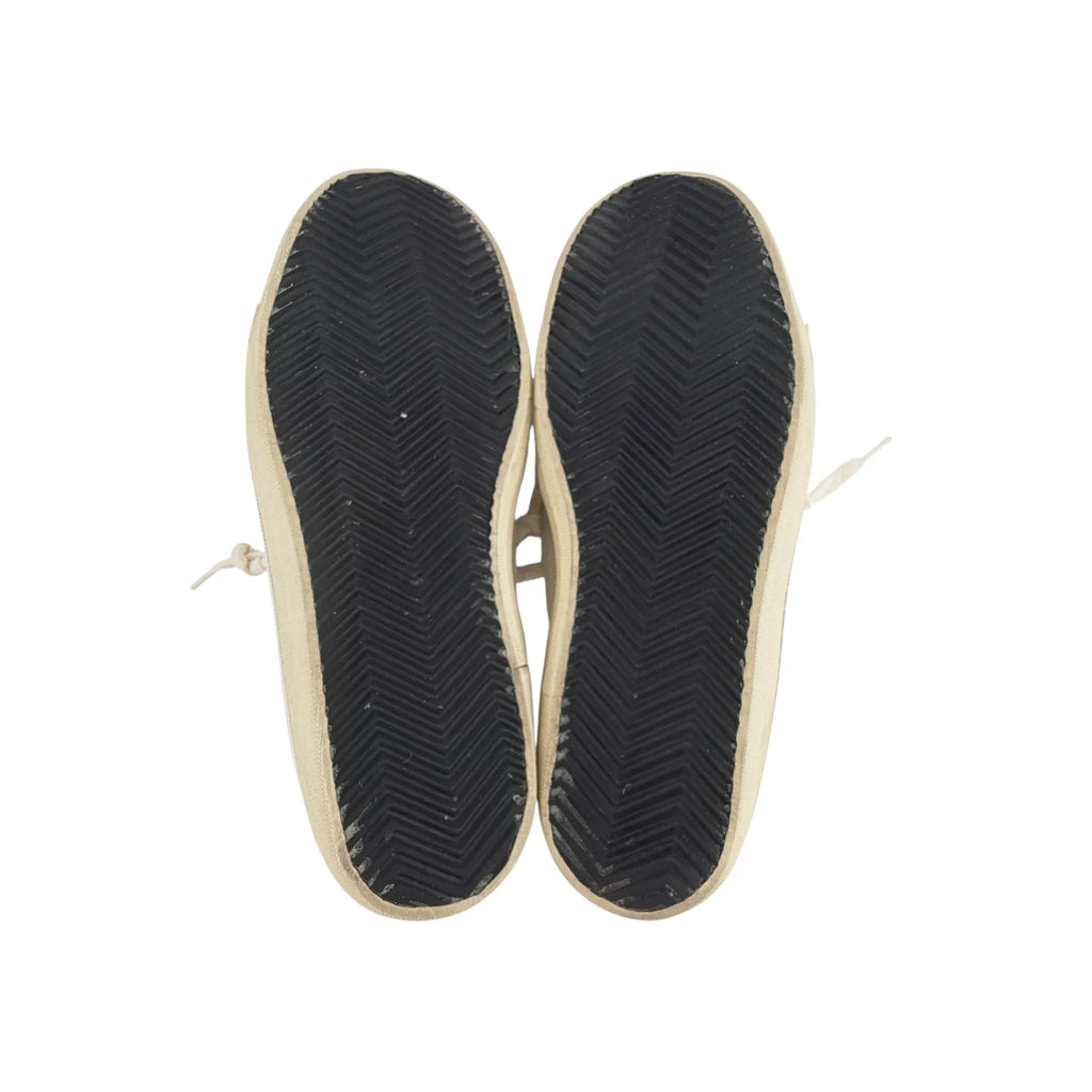 GOLDEN GOOSE V-Star Canvas with Silver Glitter Star 37 - flyKAMP