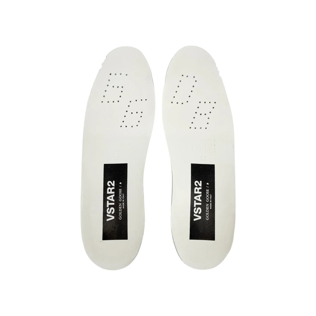 GOLDEN GOOSE V-Star Canvas with Silver Glitter Star 37 - flyKAMP