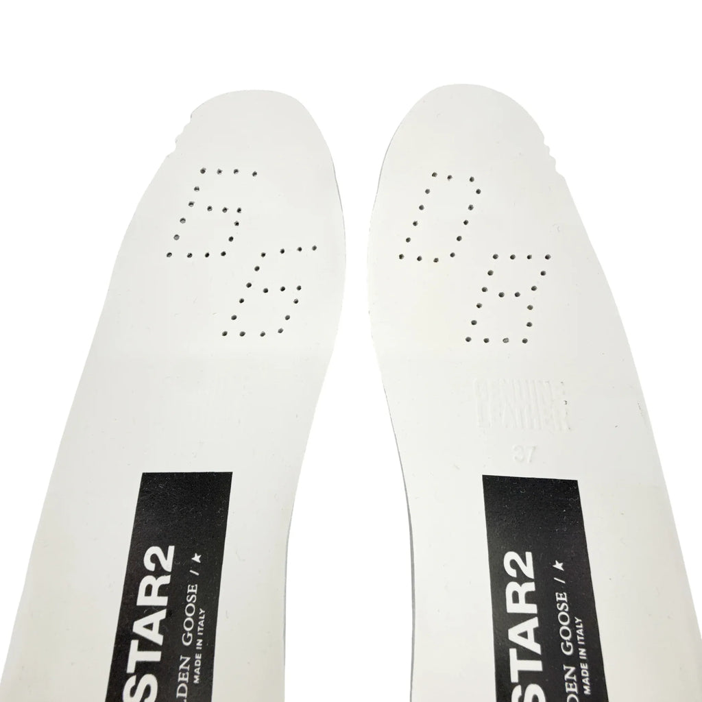 GOLDEN GOOSE V-Star Canvas with Silver Glitter Star 37 - flyKAMP