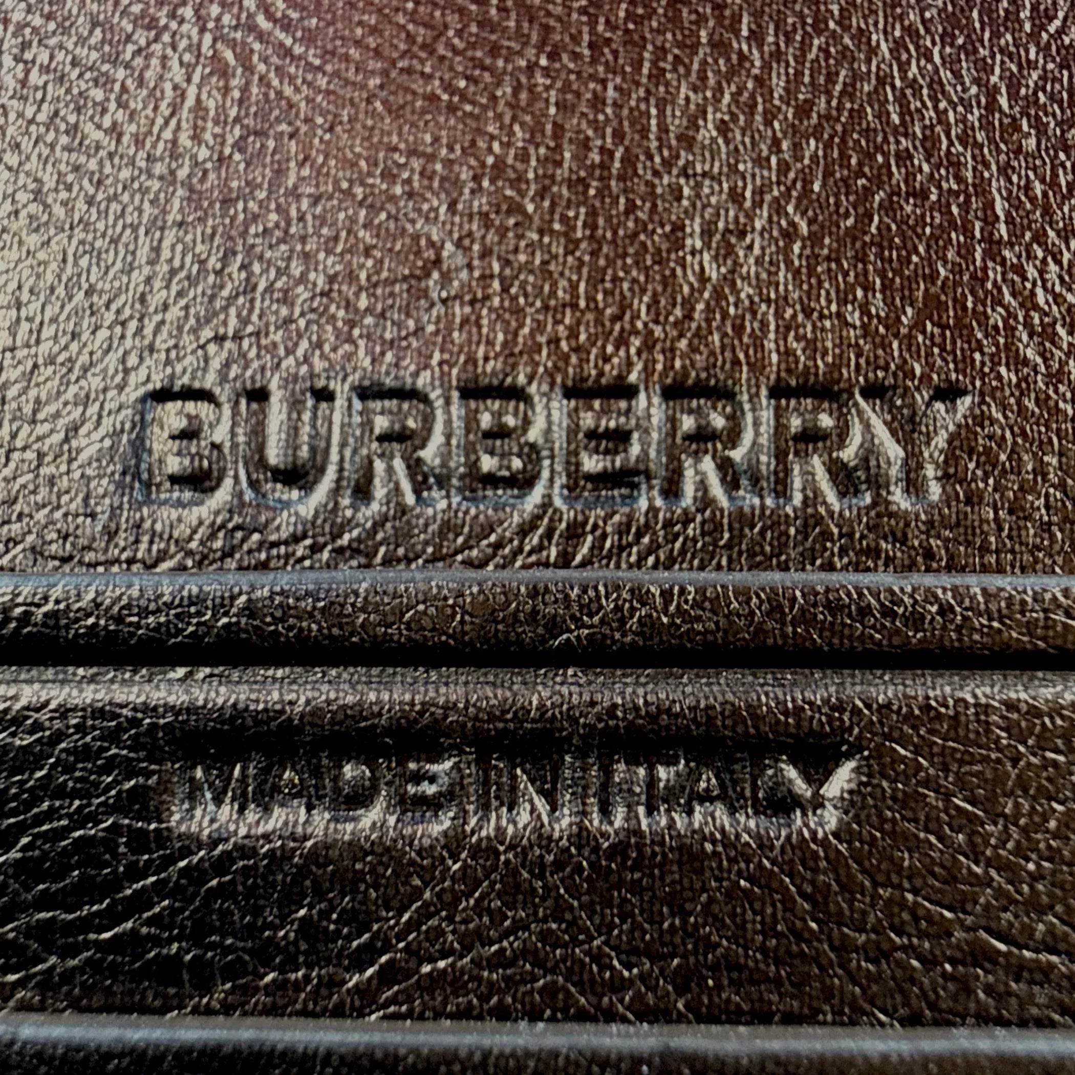 BURBERRY Small Metallic Leather Olympia Shoulder Bag in Bronze - flyKAMP