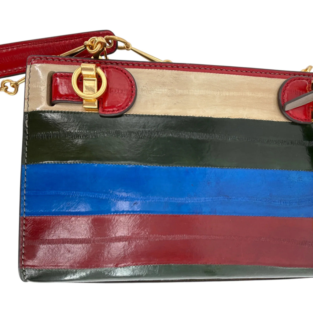 TORY BURCH Lee Radziwill Color-Block Shoulder Bag - flyKAMP