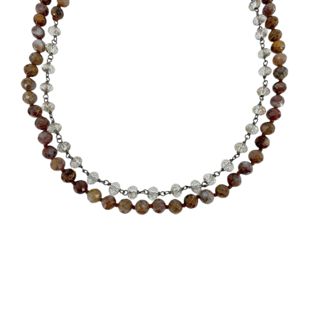 CHAN LUU | Pietersite Layering Necklace Chan Luu