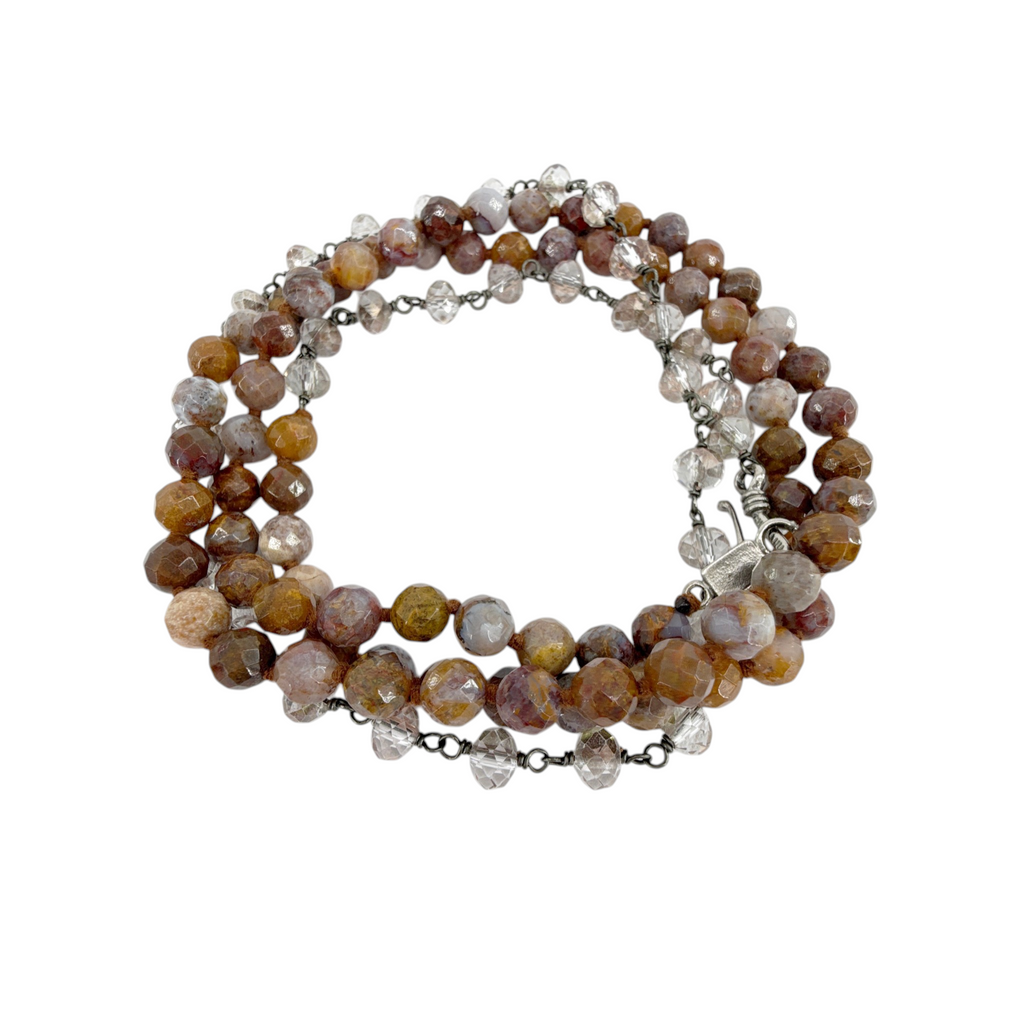 CHAN LUU || Pietersite Layering Necklace Chan Luu