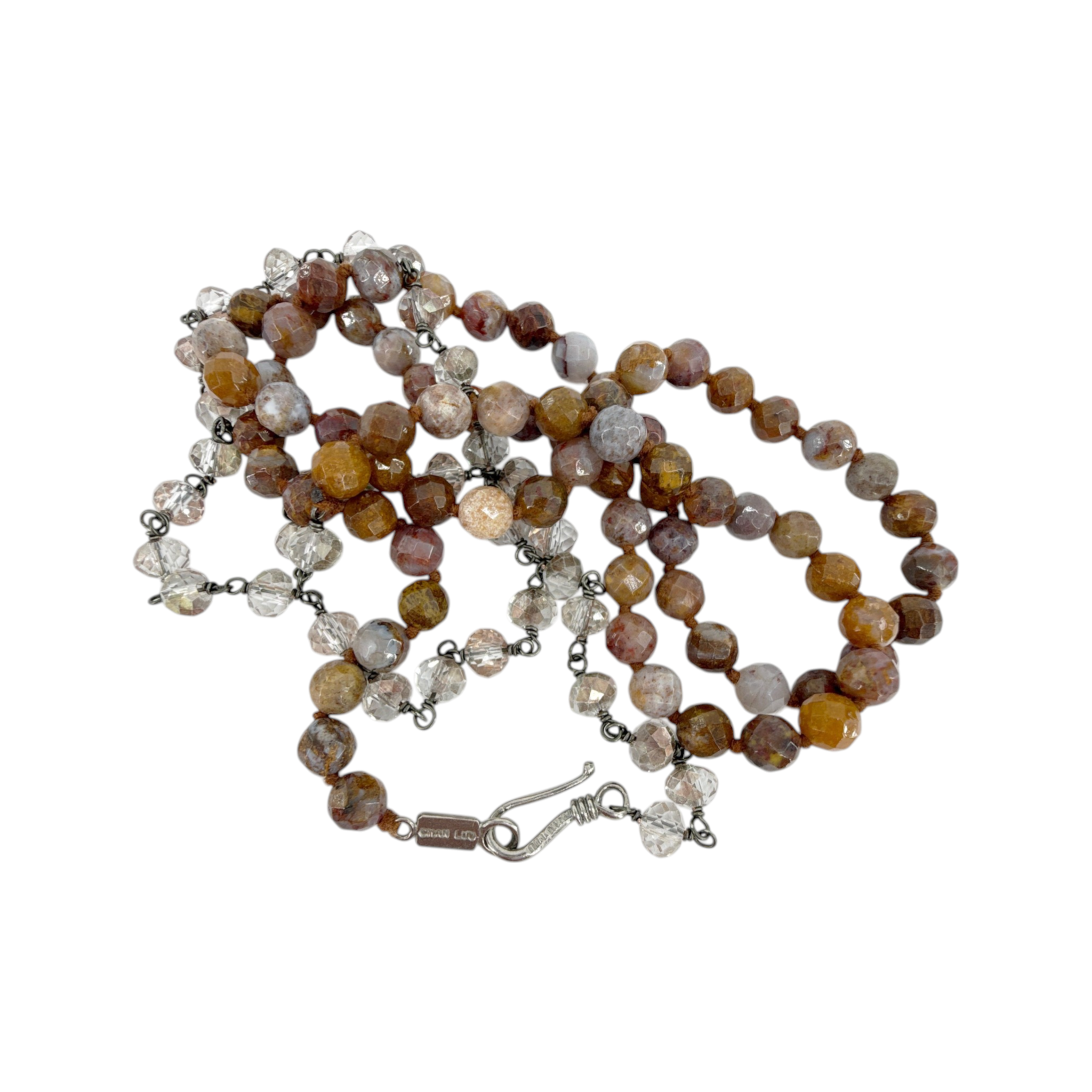 CHAN LUU || Pietersite Layering Necklace Chan Luu