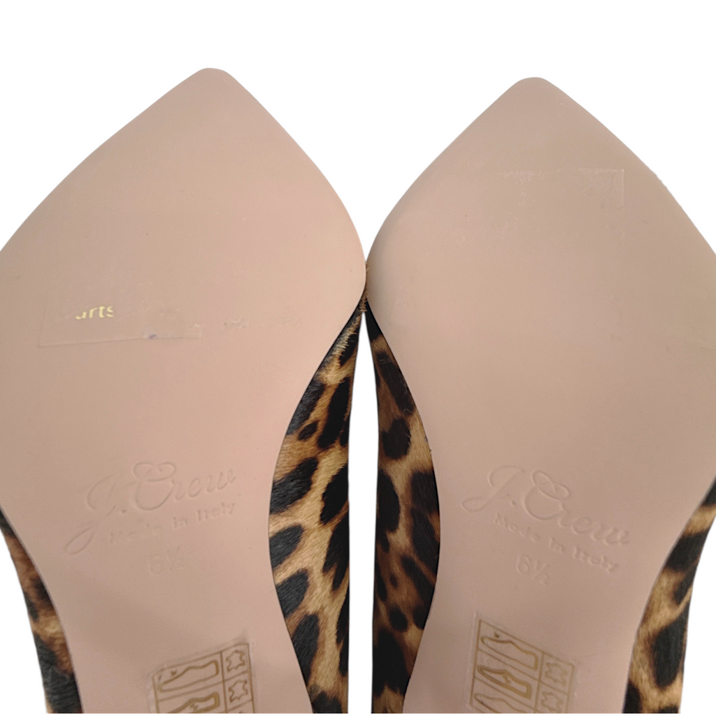 J.CREW Elsie pumps in Leopard Calf Hair 6.5 J.CREW