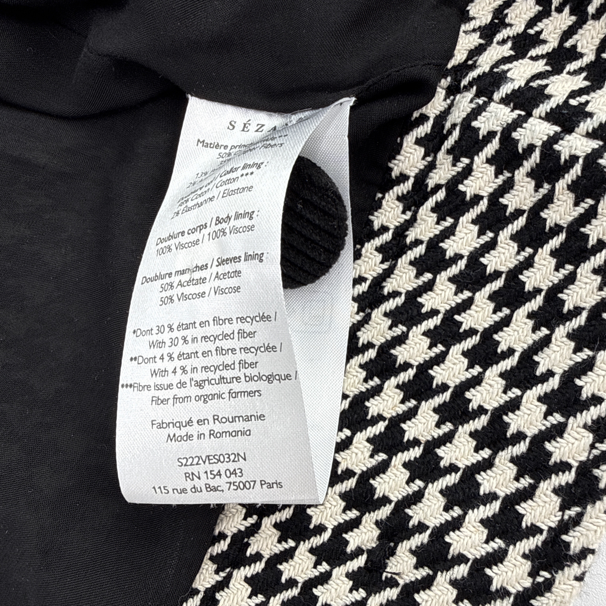 SEZANE Erwann Jacket S Sézane