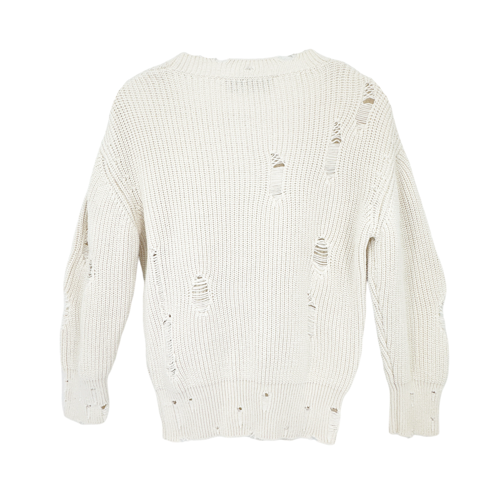 IRO Polxa Distressed Ribbed Sweater XS IRO
