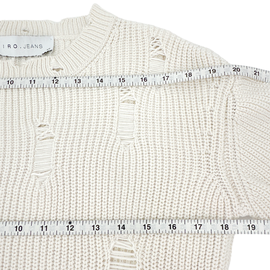 IRO Polxa Distressed Ribbed Sweater XS IRO