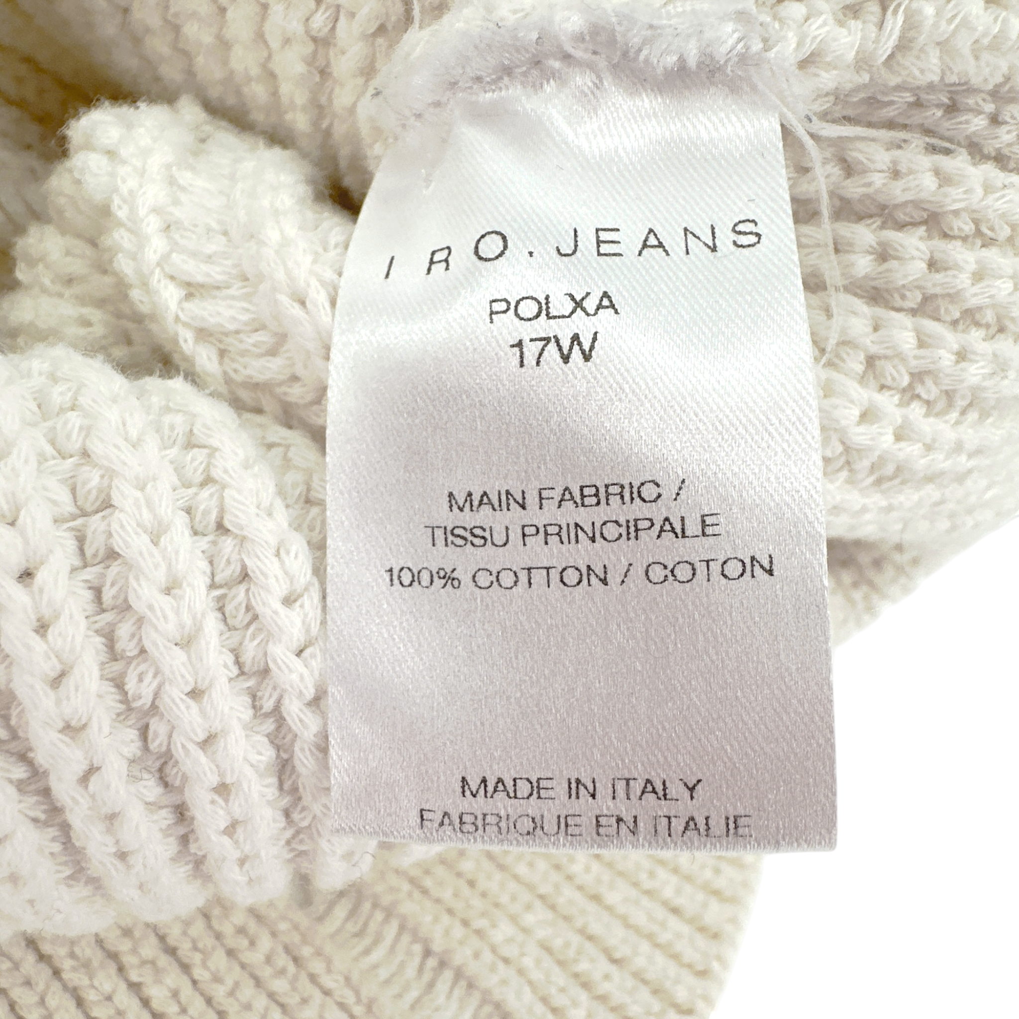 IRO Polxa Distressed Ribbed Sweater XS IRO