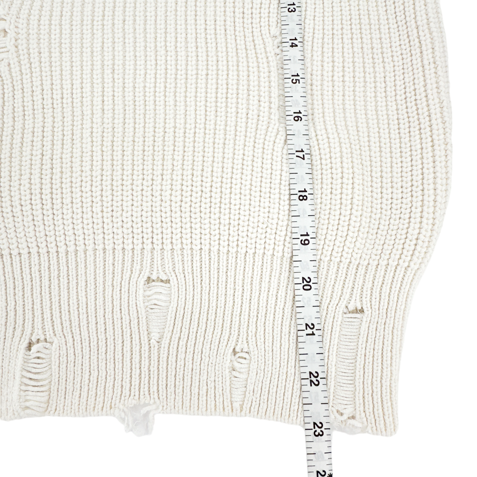 IRO Polxa Distressed Ribbed Sweater XS IRO