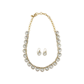 J.CREW Crystal Venus Flytrap Statement Necklace & Earring Set J.CREW