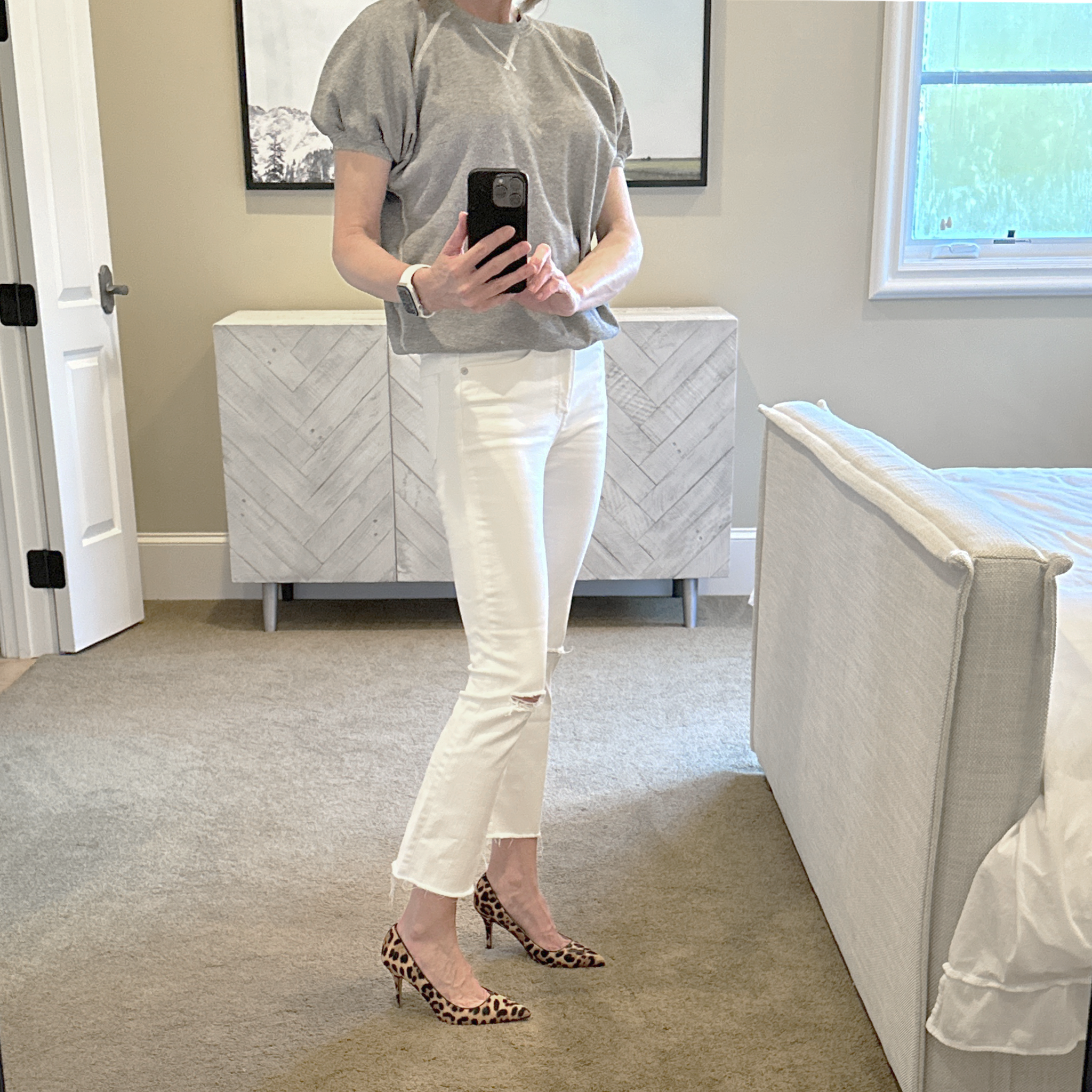 J.CREW Elsie pumps in Leopard Calf Hair 6.5 J.CREW
