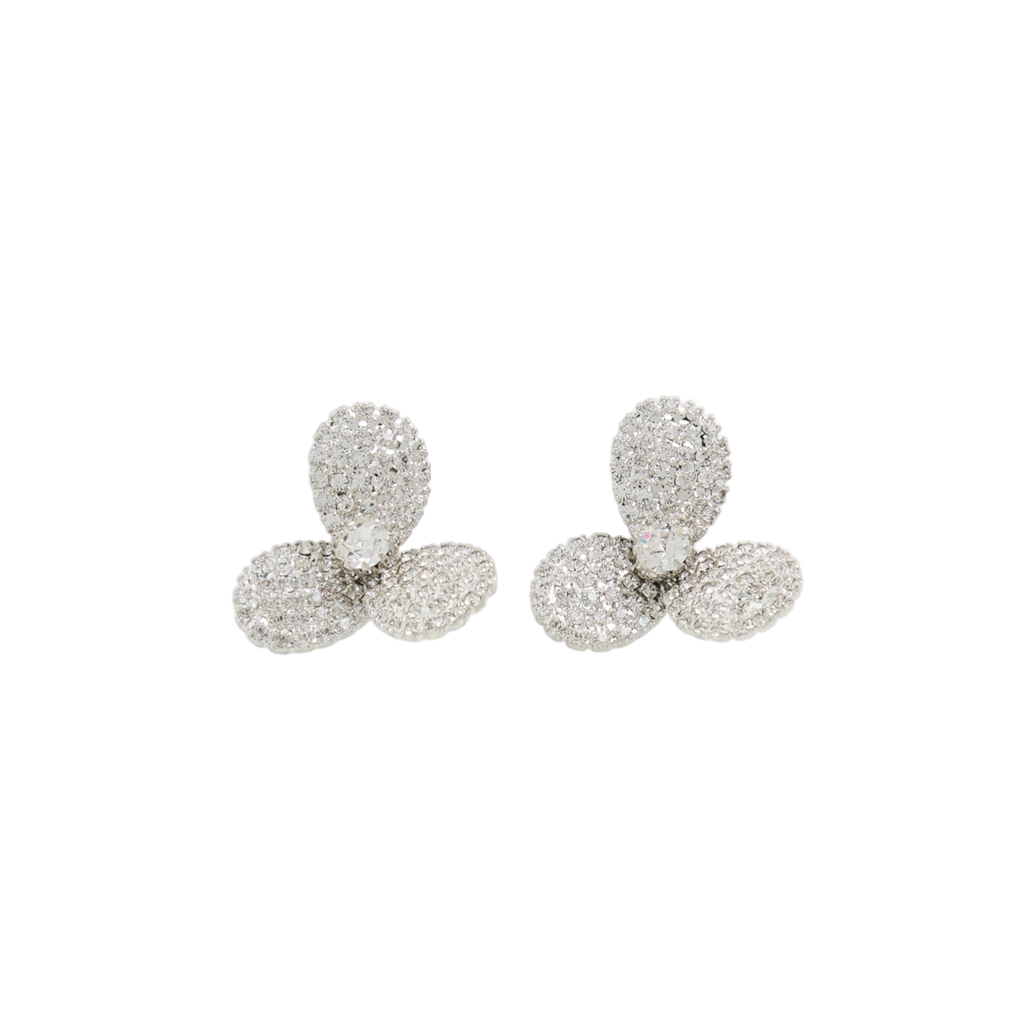 JENNIFER BEHR Amerie Crystal Flower Stud Earrings Jennifer Behr